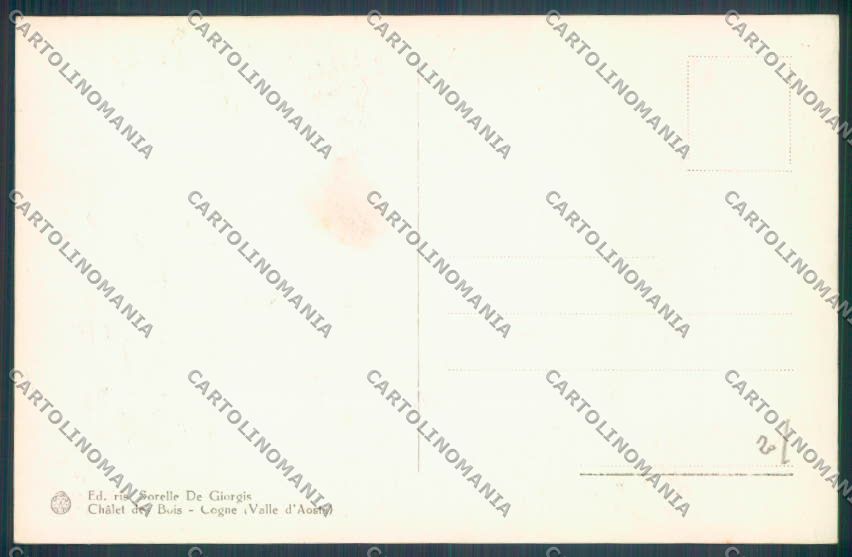 Aosta Cogne Foto cartolina ZQ4586 – retro