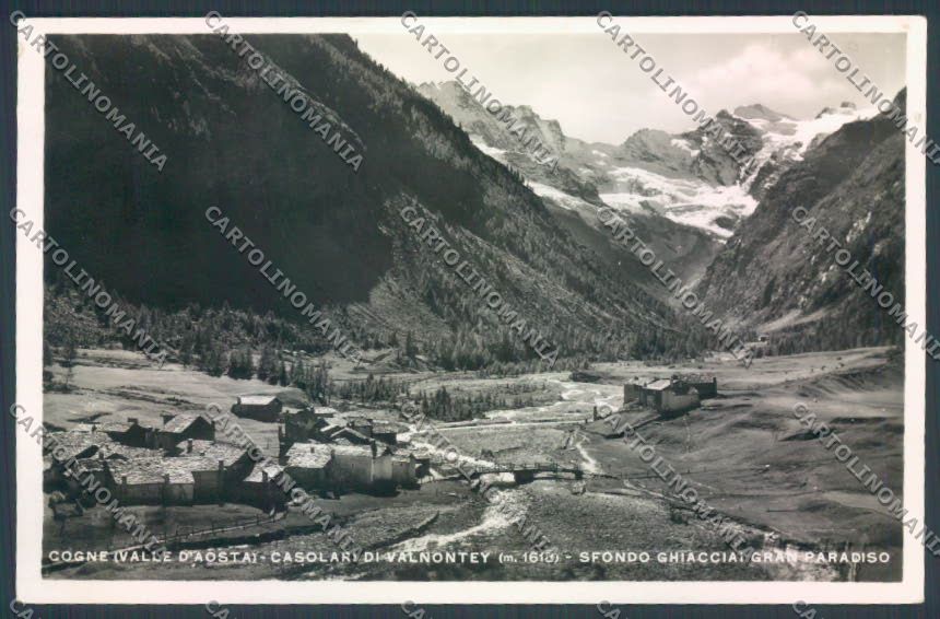 Aosta Cogne Foto cartolina ZQ4588 – fronte