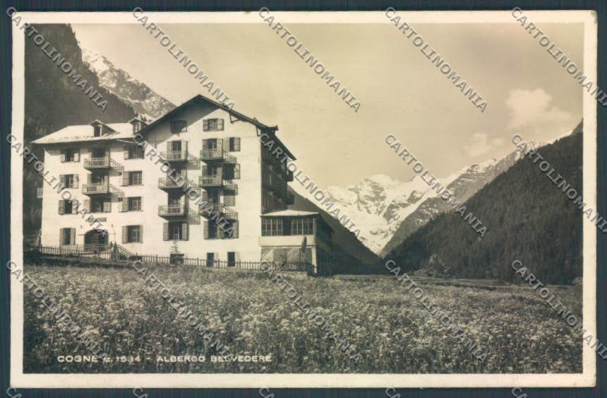 Aosta Cogne Foto cartolina ZQ4595 – fronte