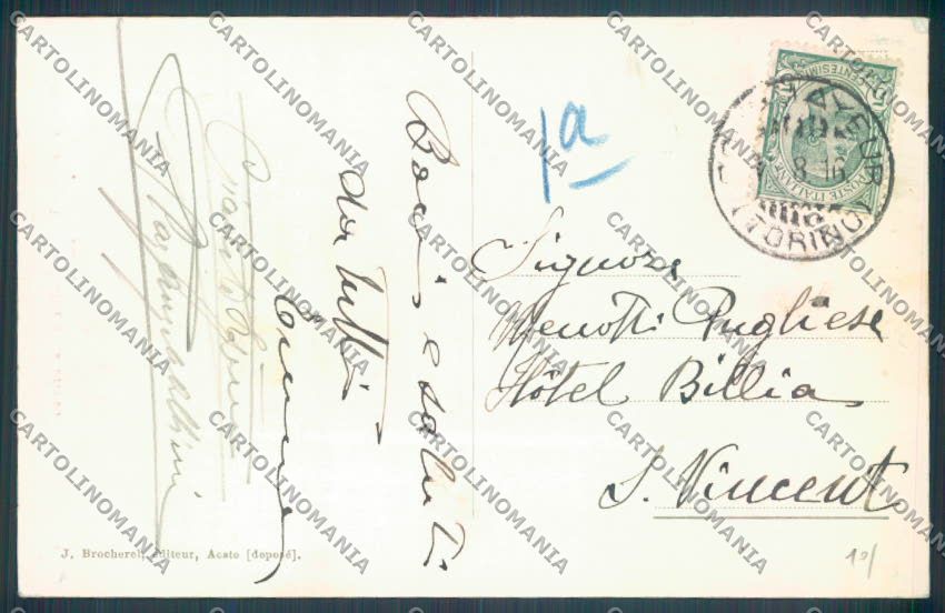 Aosta Courmayeur cartolina ZQ4599 – retro