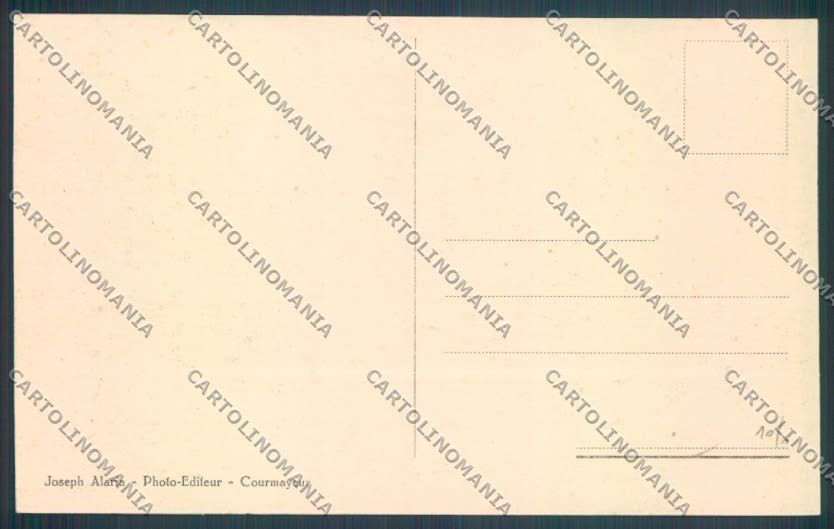 Aosta Courmayeur cartolina ZQ4607 – retro
