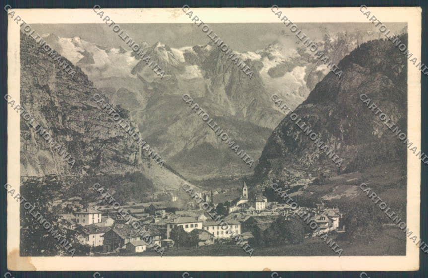 Aosta Courmayeur cartolina ZQ4609 – fronte