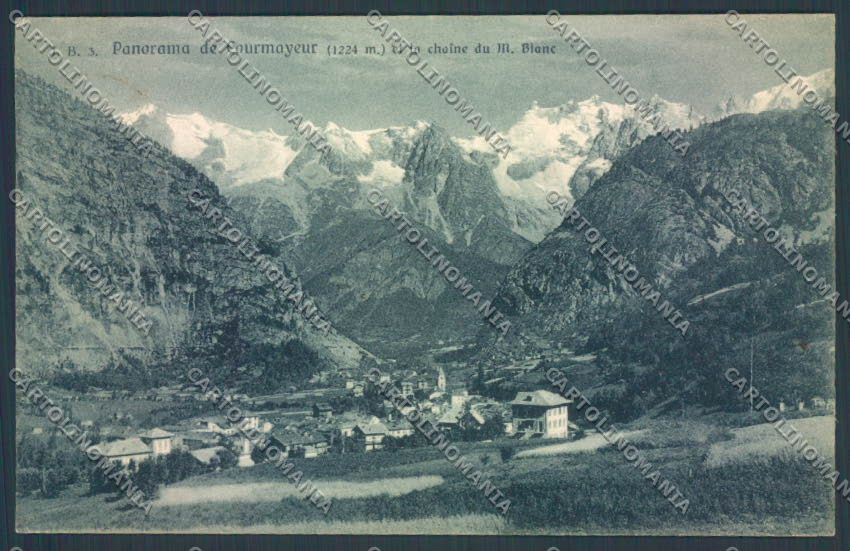 Aosta Courmayeur cartolina ZQ4614 – fronte