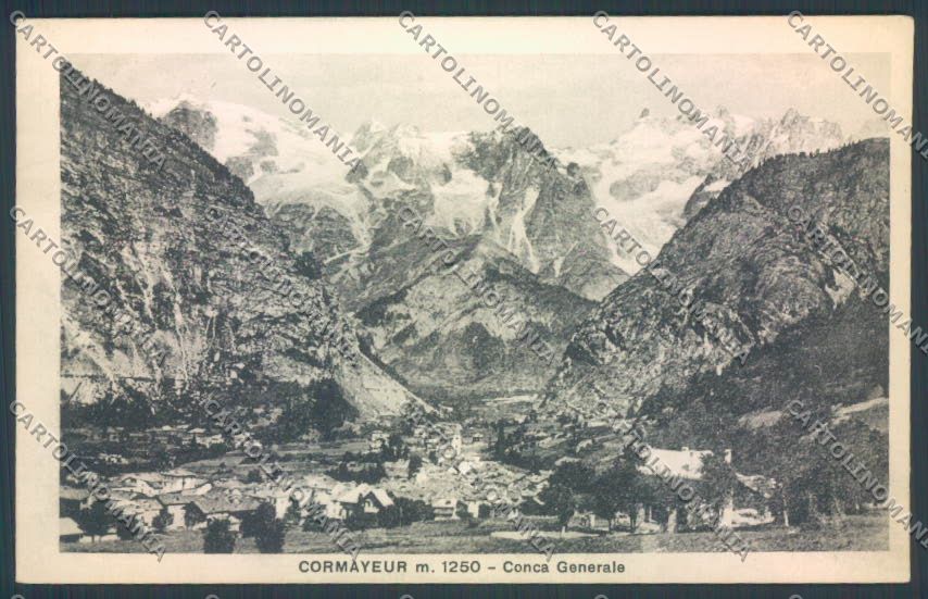 Aosta Courmayeur cartolina ZQ4617 – fronte