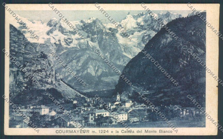 Aosta Courmayeur cartolina ZQ4622 – fronte