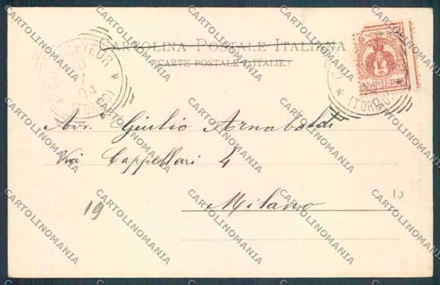 Aosta Courmayeur cartolina ZQ4623 – retro