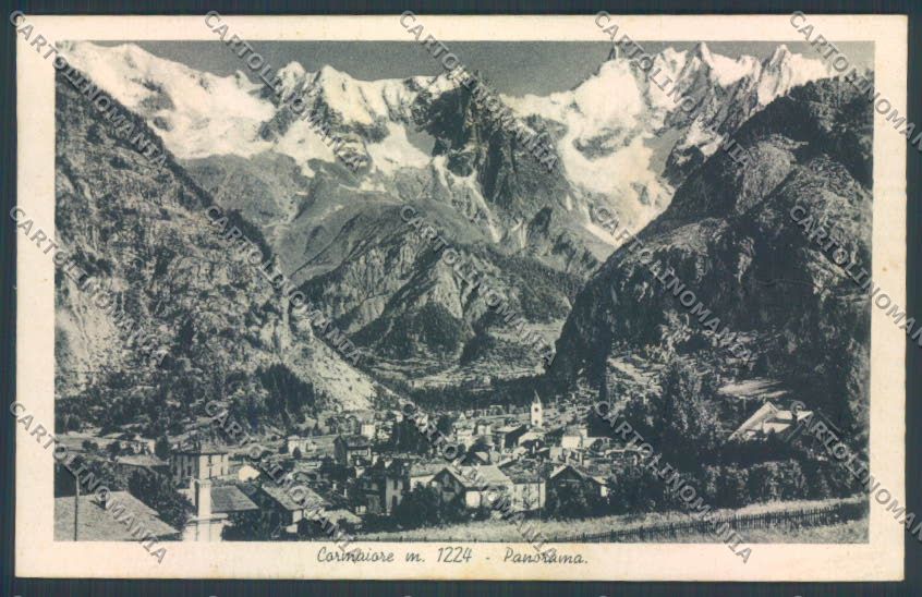 Aosta Courmayeur cartolina ZQ4624 – fronte