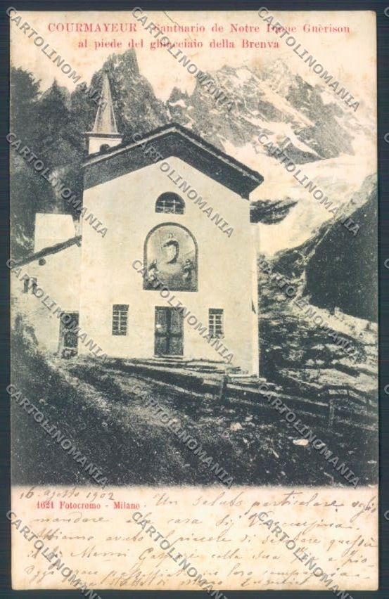 Aosta Courmayeur cartolina ZQ4632 – fronte