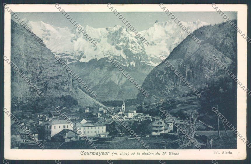 Aosta Courmayeur cartolina ZQ4644 – fronte