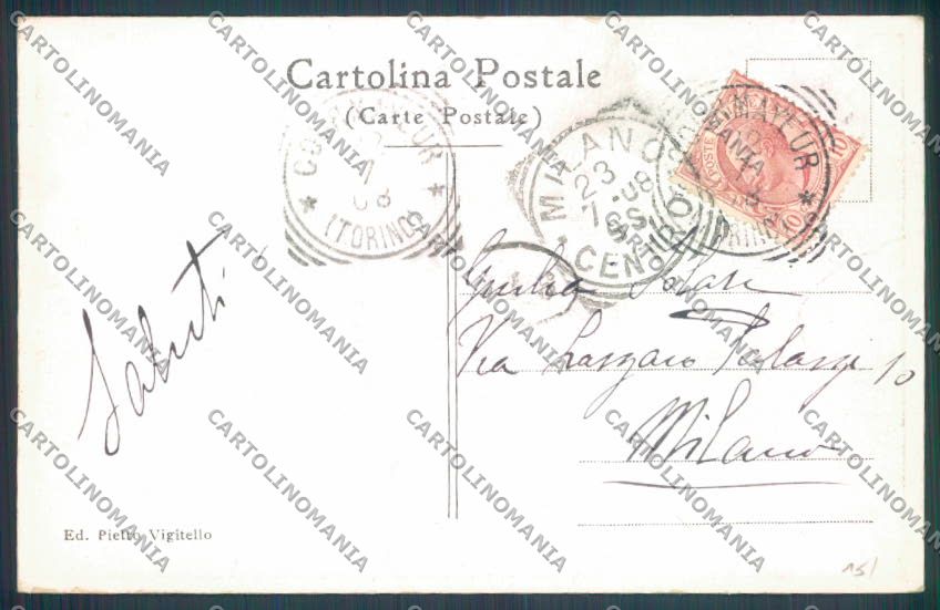 Aosta Courmayeur cartolina ZQ4646 – retro