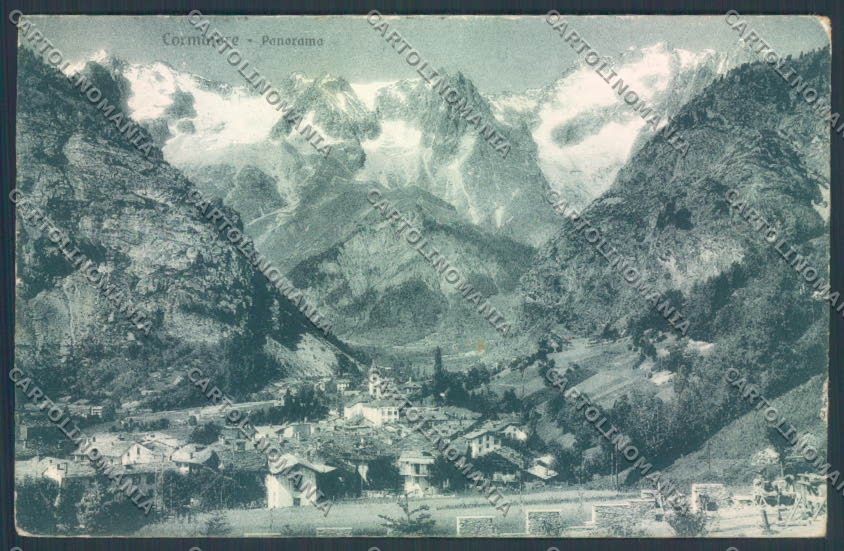 Aosta Courmayeur PIEGHINA cartolina ZQ4647 – fronte