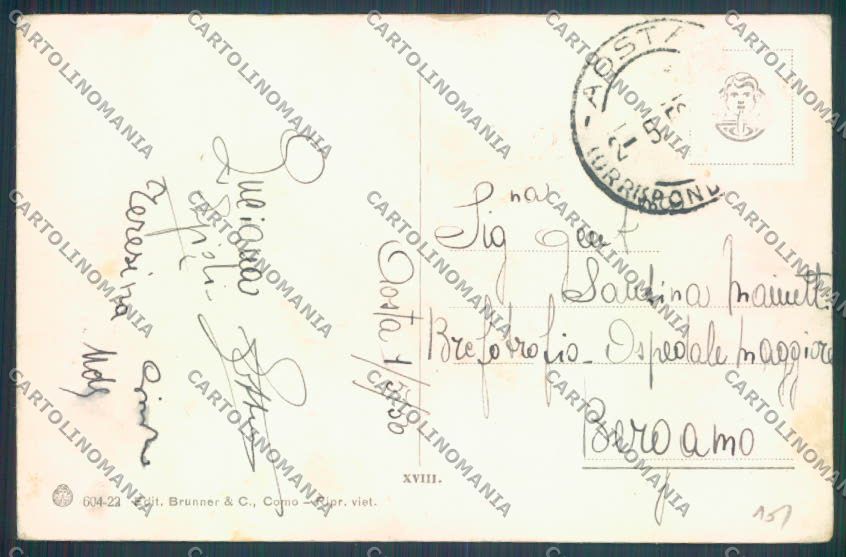 Aosta Courmayeur PIEGHINA cartolina ZQ4647 – retro