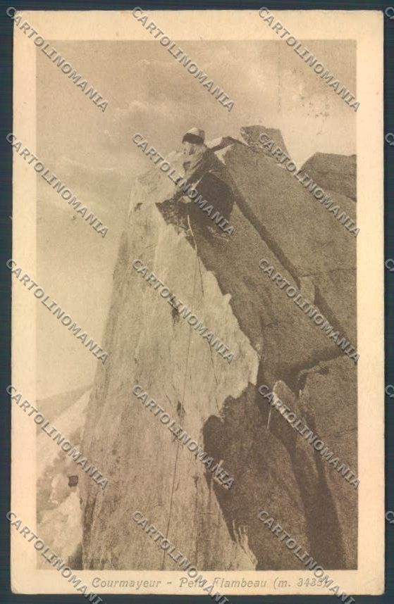 Aosta Courmayeur Alpinismo cartolina ZQ4653 – fronte