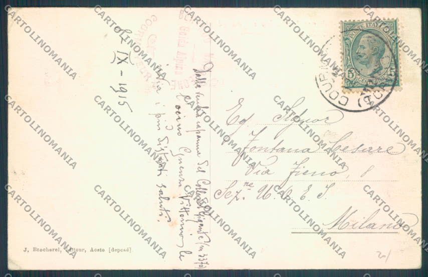 Aosta Courmayeur Rifugio CAI cartolina ZQ4654 – retro