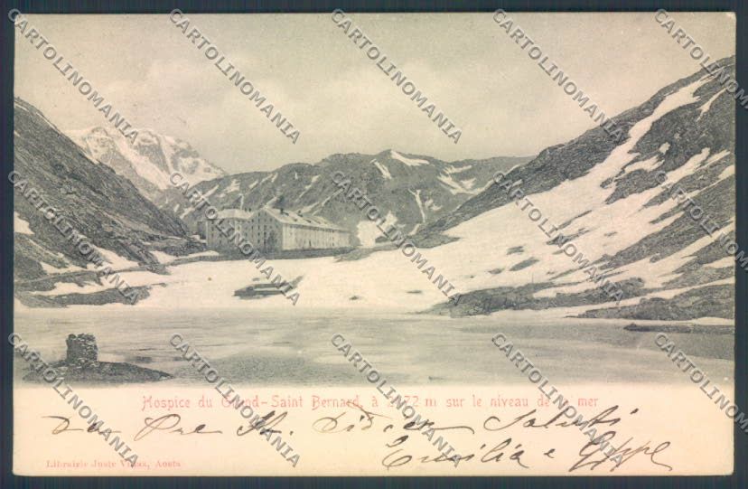 Aosta Gran San Bernardo cartolina ZQ4667 – fronte