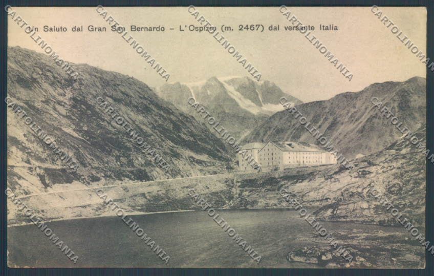 Aosta Gran San Bernardo cartolina ZQ4669 – fronte