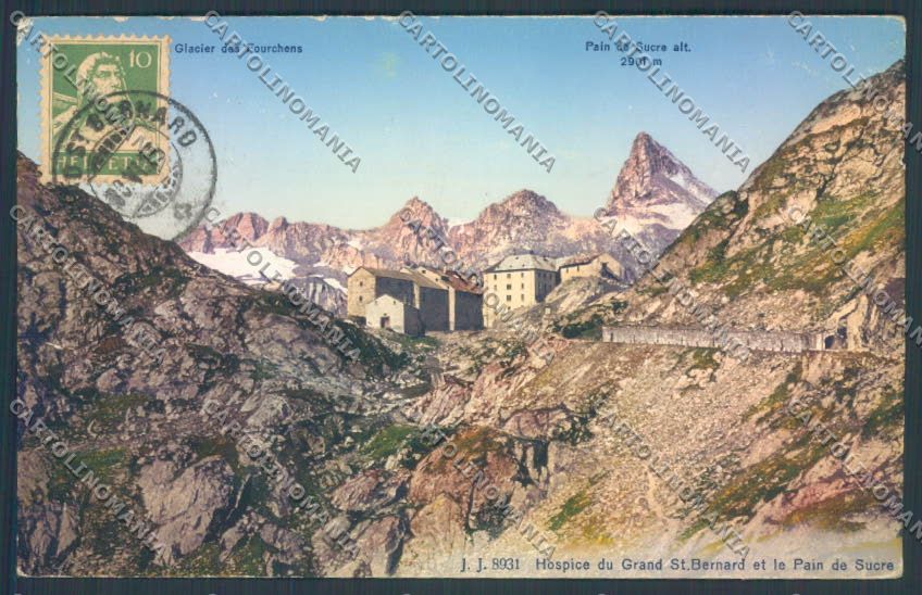 Aosta Gran San Bernardo cartolina ZQ4673 – fronte