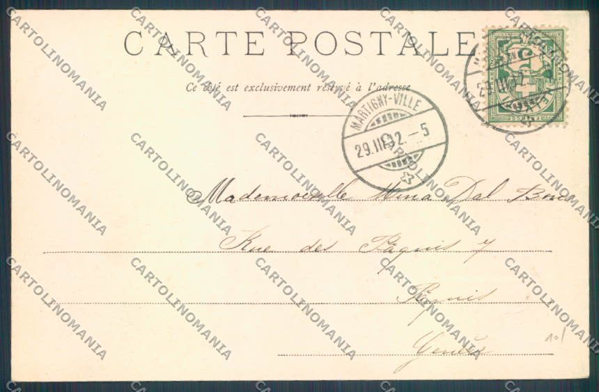 Aosta Gran San Bernardo cartolina ZQ4674 – retro