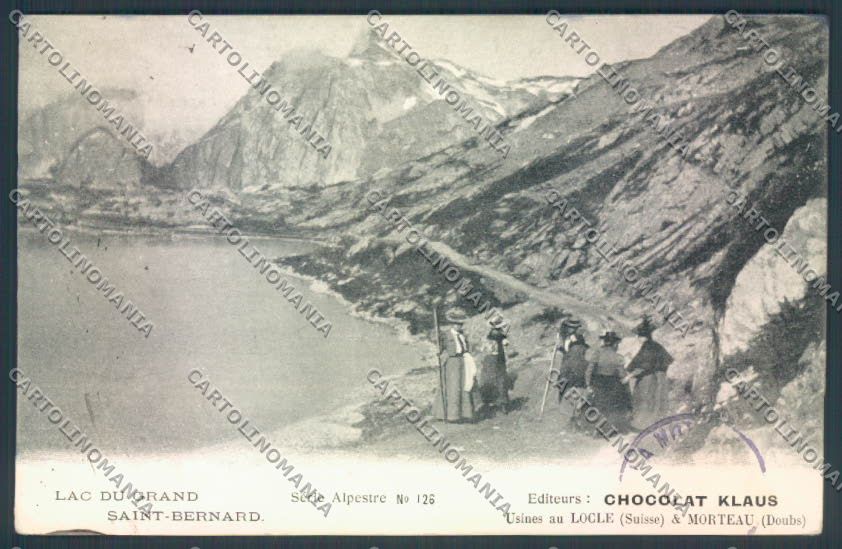 Aosta Gran San Bernardo cartolina ZQ4686 – fronte
