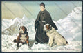 Aosta Gran San Bernardo Nevicata Cane Dog cartolina ZQ4690 – fronte