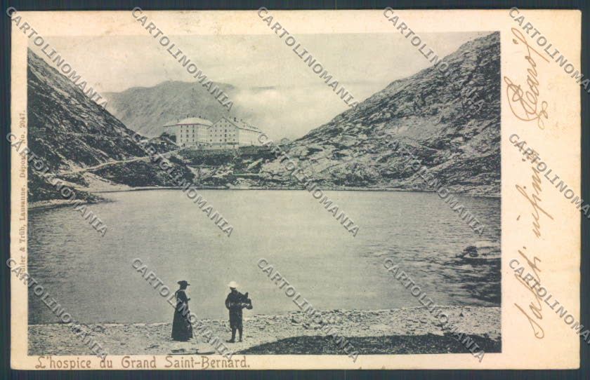Aosta Gran San Bernardo cartolina ZQ4695 – fronte