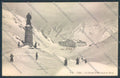 Aosta Gran San Bernardo Nevicata Sci cartolina ZQ4696 – fronte
