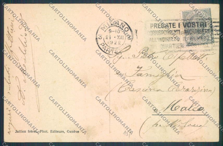 Aosta Gran San Bernardo Cane Dog cartolina ZQ4699 – retro