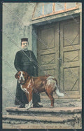 Aosta Gran San Bernardo Cane Dog cartolina ZQ4708 – fronte