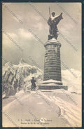 Aosta Gran San Bernardo Nevicata cartolina ZQ4709 – fronte
