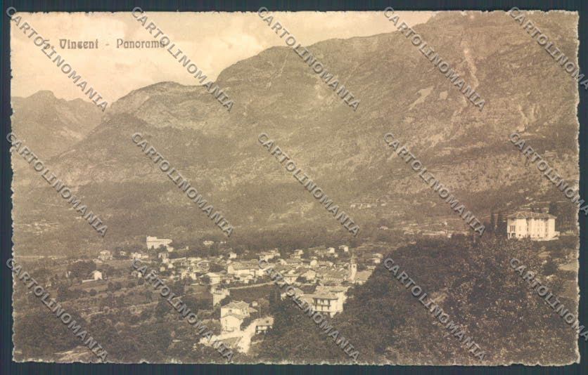 Aosta Saint Vincent cartolina ZQ4721 – fronte