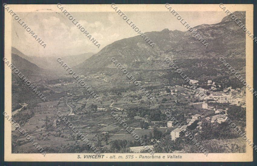Aosta Saint Vincent cartolina ZQ4733 – fronte