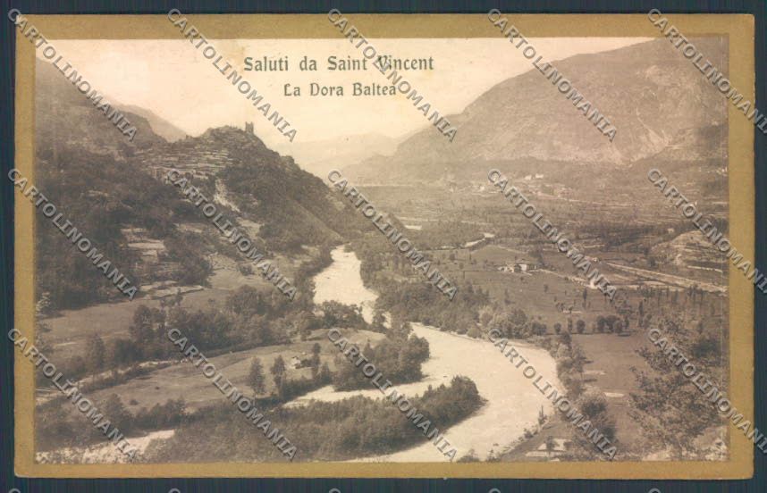 Aosta Saint Vincent cartolina ZQ4736 – fronte