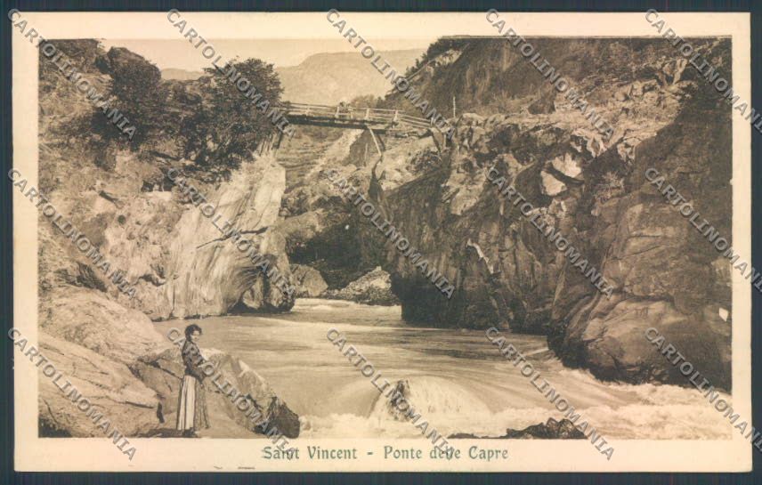 Aosta Saint Vincent cartolina ZQ4743 – fronte