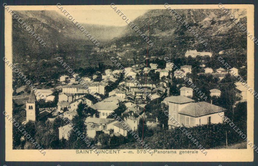 Aosta Saint Vincent cartolina ZQ4753 – fronte