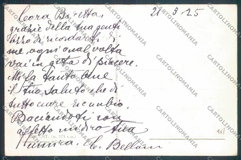 Aosta Saint Vincent cartolina ZQ4757 – retro