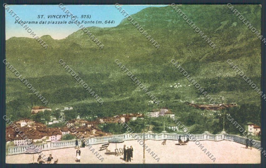 Aosta Saint Vincent cartolina ZQ4758 – fronte