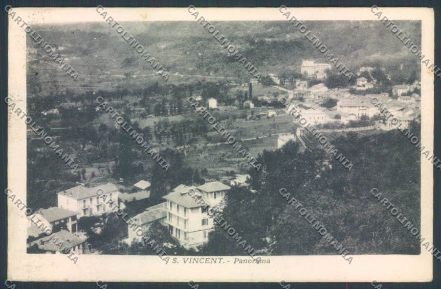 Aosta Saint Vincent cartolina ZQ4761 – fronte