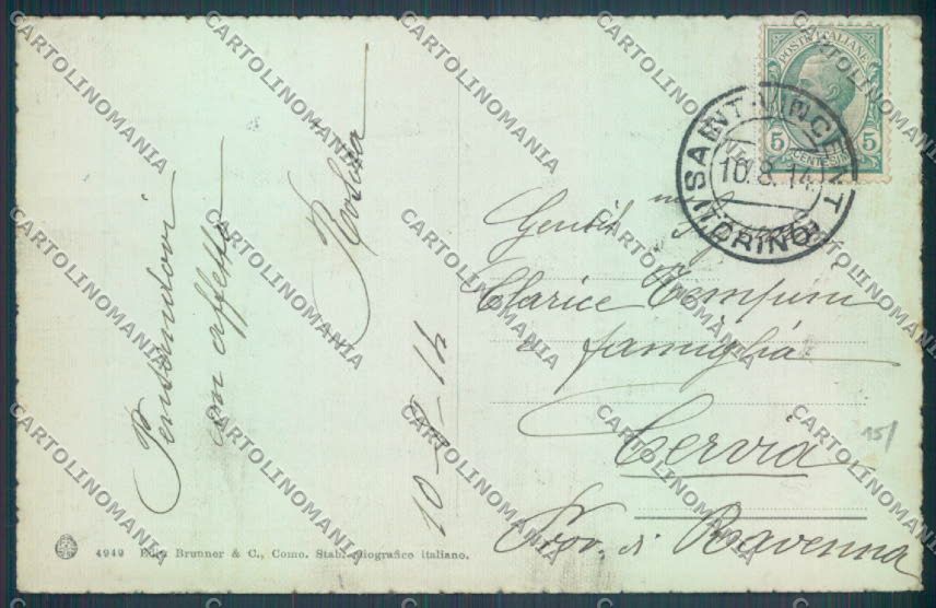 Aosta Saint Vincent cartolina ZQ4773 – retro
