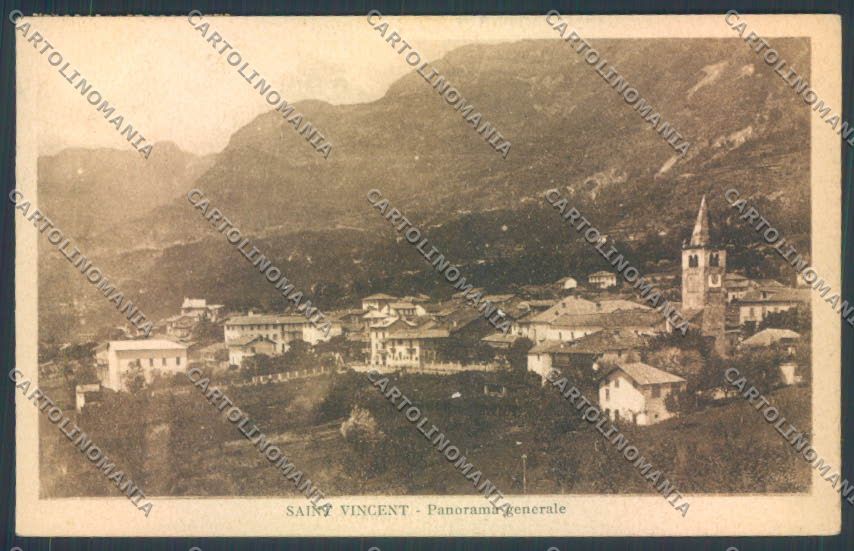 Aosta Saint Vincent cartolina ZQ4775 – fronte