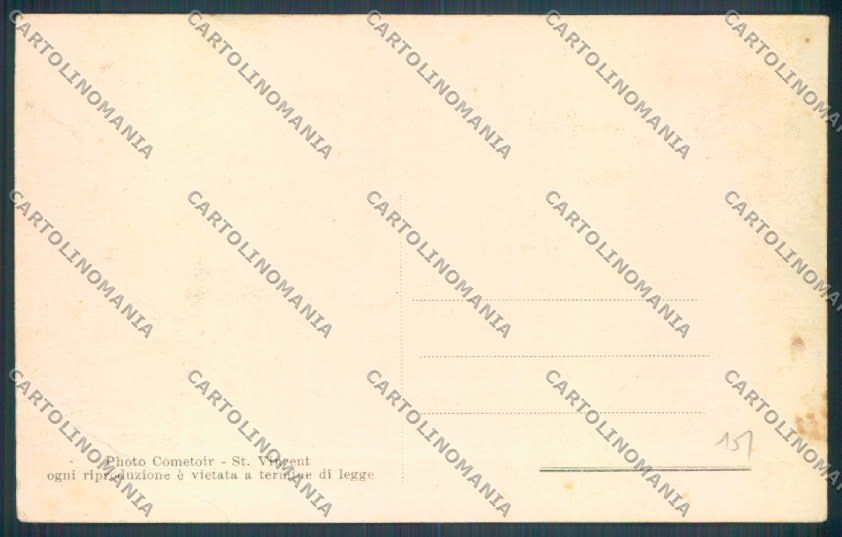 Aosta Saint Vincent PIEGA cartolina ZQ4783 – retro