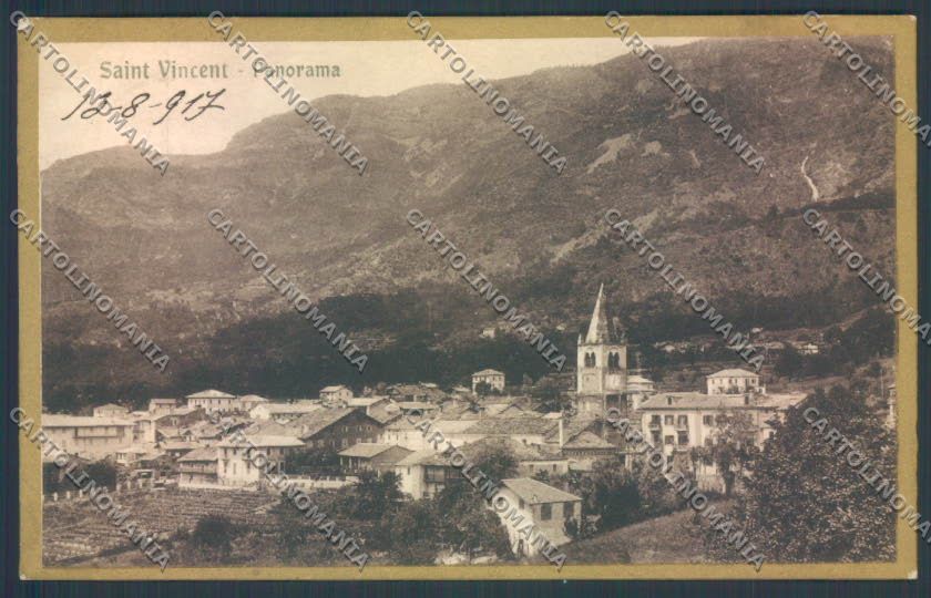 Aosta Saint Vincent cartolina ZQ4785 – fronte