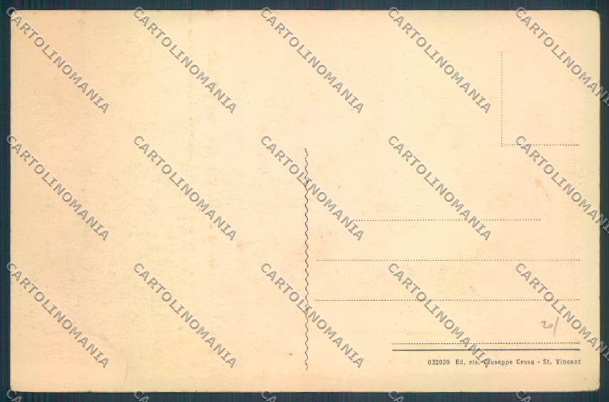 Aosta Saint Vincent cartolina ZQ4791 – retro