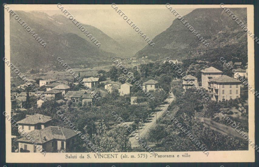Aosta Saint Vincent cartolina ZQ4792 – fronte