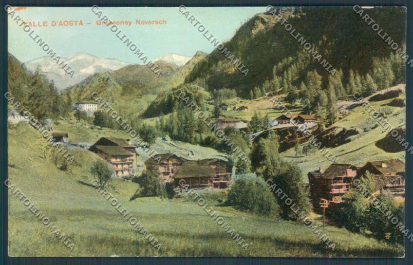 Aosta Gressoney cartolina ZQ4796 – fronte