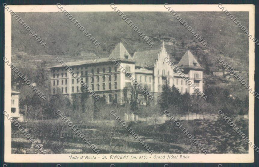 Aosta Saint Vincent cartolina ZQ4797 – fronte