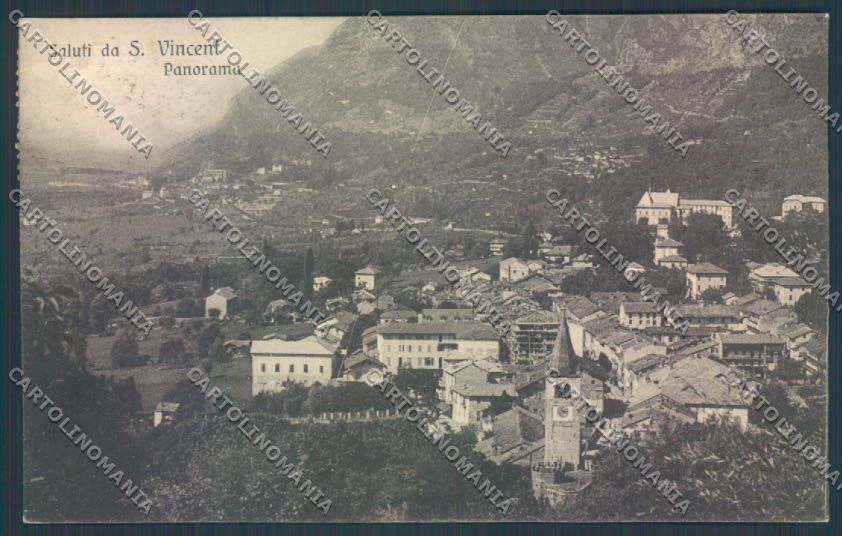Aosta Saint Vincent cartolina ZQ4799 – fronte