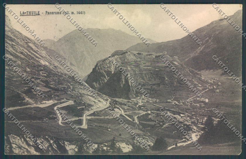Aosta La Thuile FORI cartolina ZQ4805 – fronte