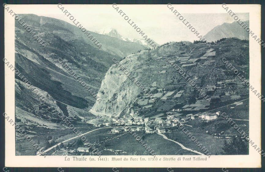 Aosta La Thuile cartolina ZQ4812 – fronte