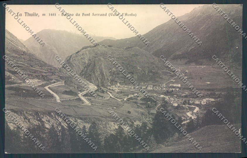 Aosta La Thuile cartolina ZQ4814 – fronte