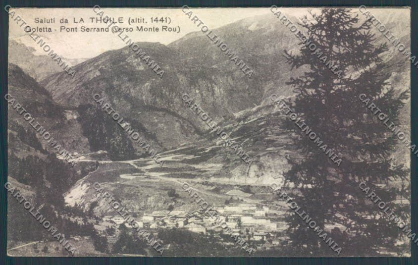 Aosta La Thuile Genta cartolina ZQ4815 – fronte